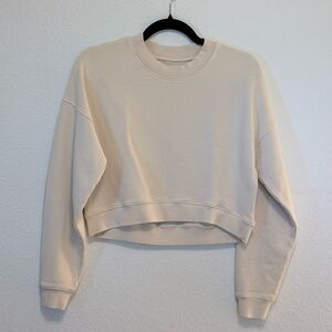 NWOT MATE the Label Organic Cropped Sweatshirt XS